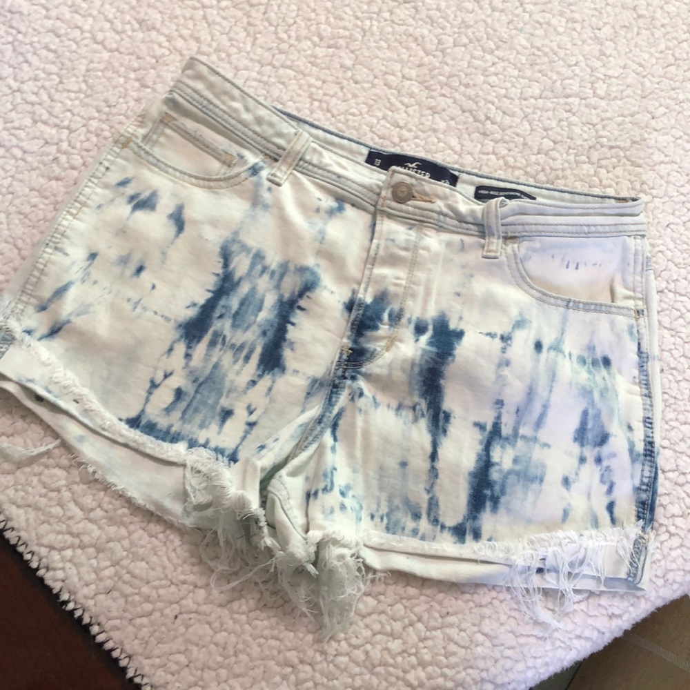 High rise boyfriend shorts